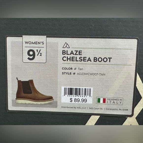 Alpine Design Women’s Light Brown/TAN Bottom Blaze Chelsea Boot AD23WCW007 - 9.5 - Picture 9 of 9